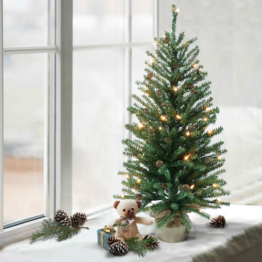 ft. Pre-Lit Fir Artificial Christmas Tree